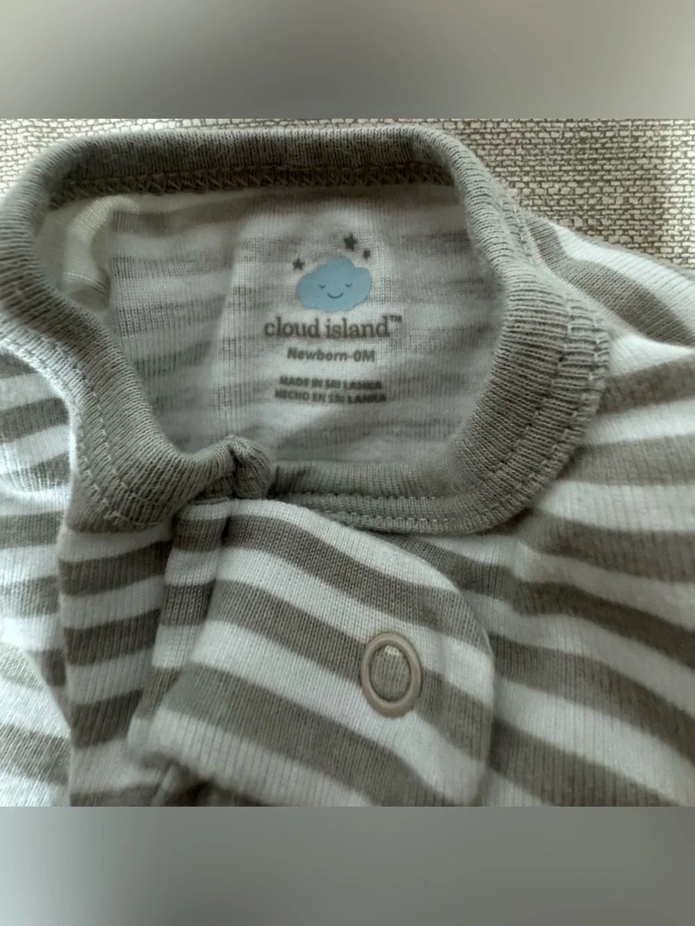 Gerber Baby Bodysuits and Sleepers in Blue, Gray, Navy Newborn-OM